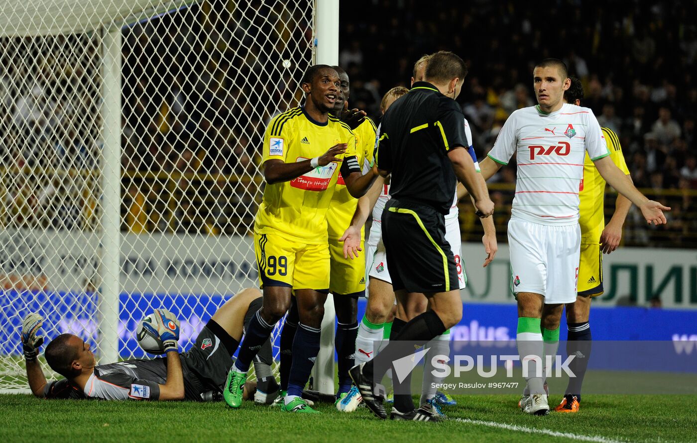 Football RFPL. Match "Anji" - Lokomotiv