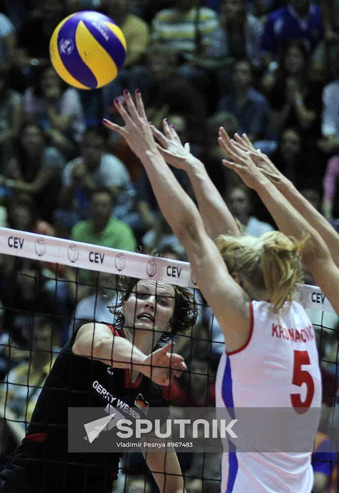 Volleyball European Championships. Final match Serbia - Germany