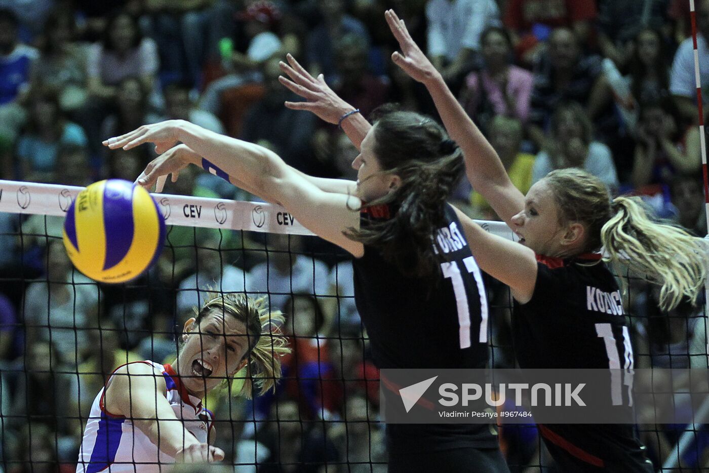 Volleyball European Championships. Final match Serbia - Germany
