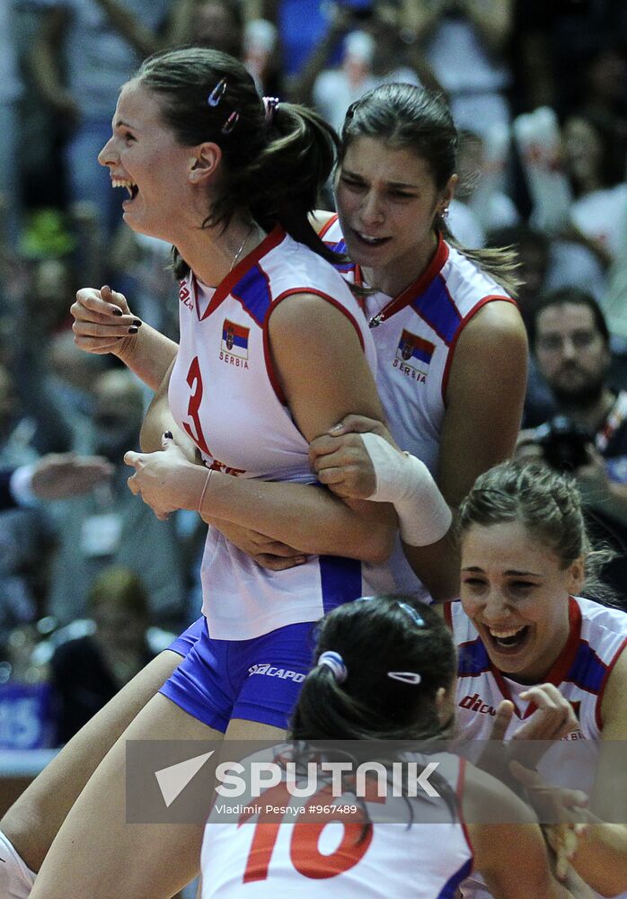 Volleyball European Championships. Final match Serbia – Germany
