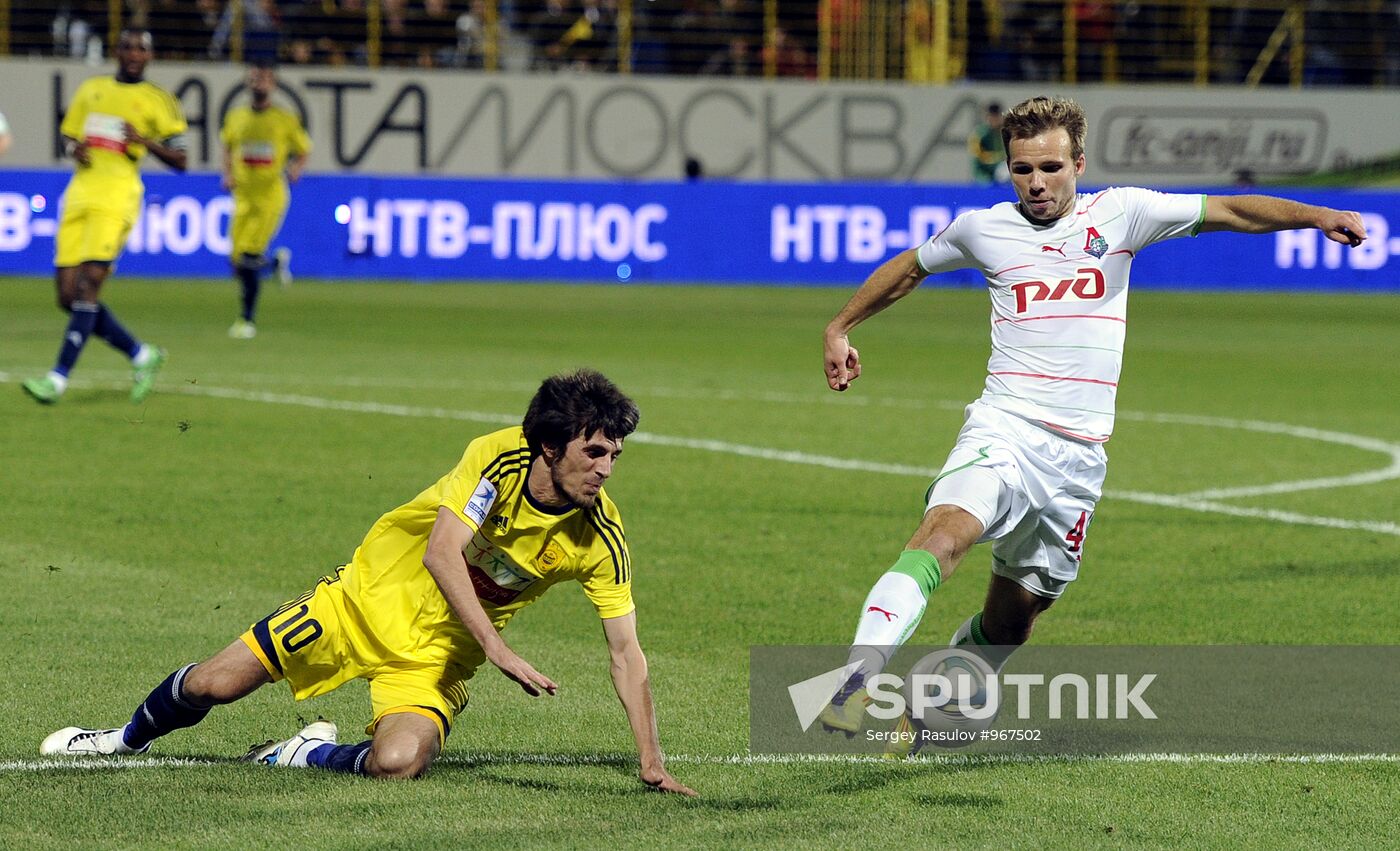 Russian Football Premier League. Anji vs. Lokomotiv