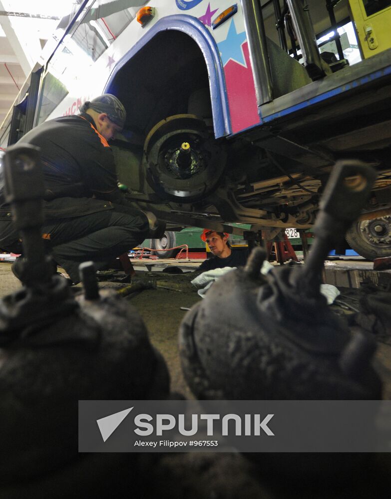 "Mosgortrans" vehicles prepared for autumn-winter season
