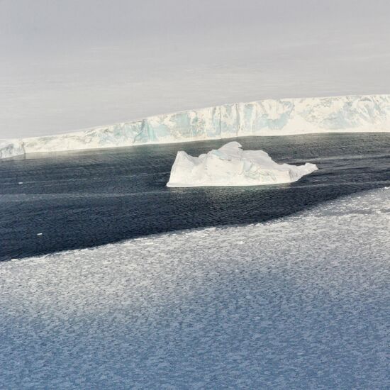 Ice floes in Arctic Ocean