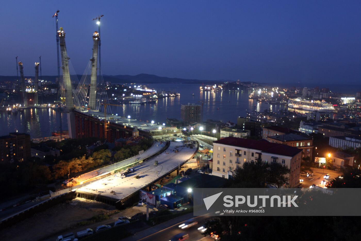 The Diamon Princess superliner calls at Vladivostok