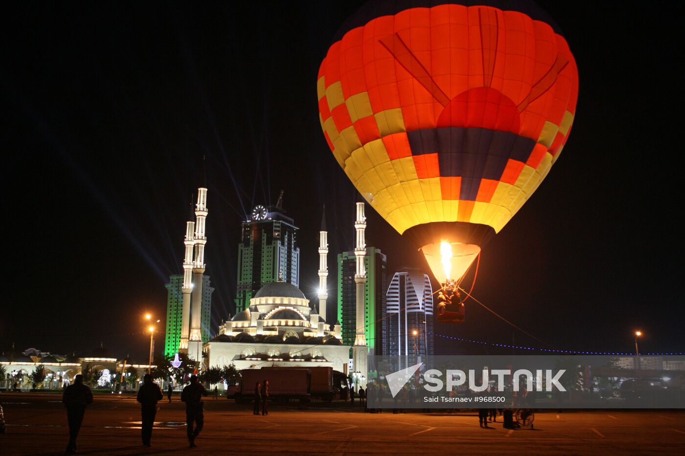 Preparations for City Day in Grozny