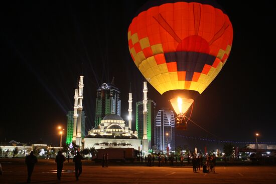 Preparations for City Day in Grozny