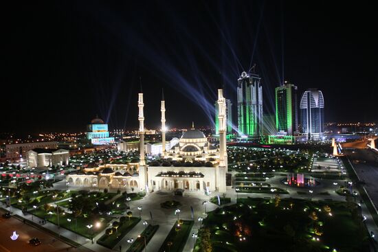 Preparations for City Day in Grozny