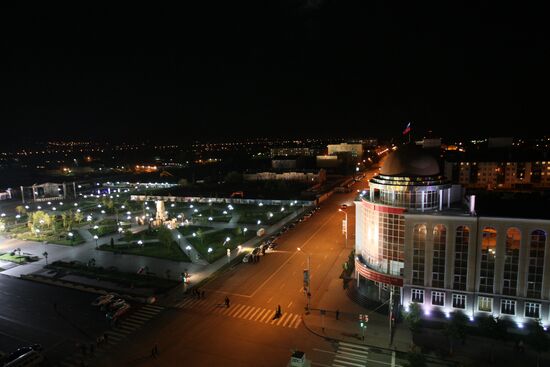 Preparations for City Day in Grozny