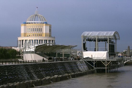 Preparations for City Day in Grozny