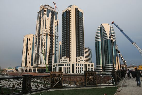 Preparations for City Day in Grozny