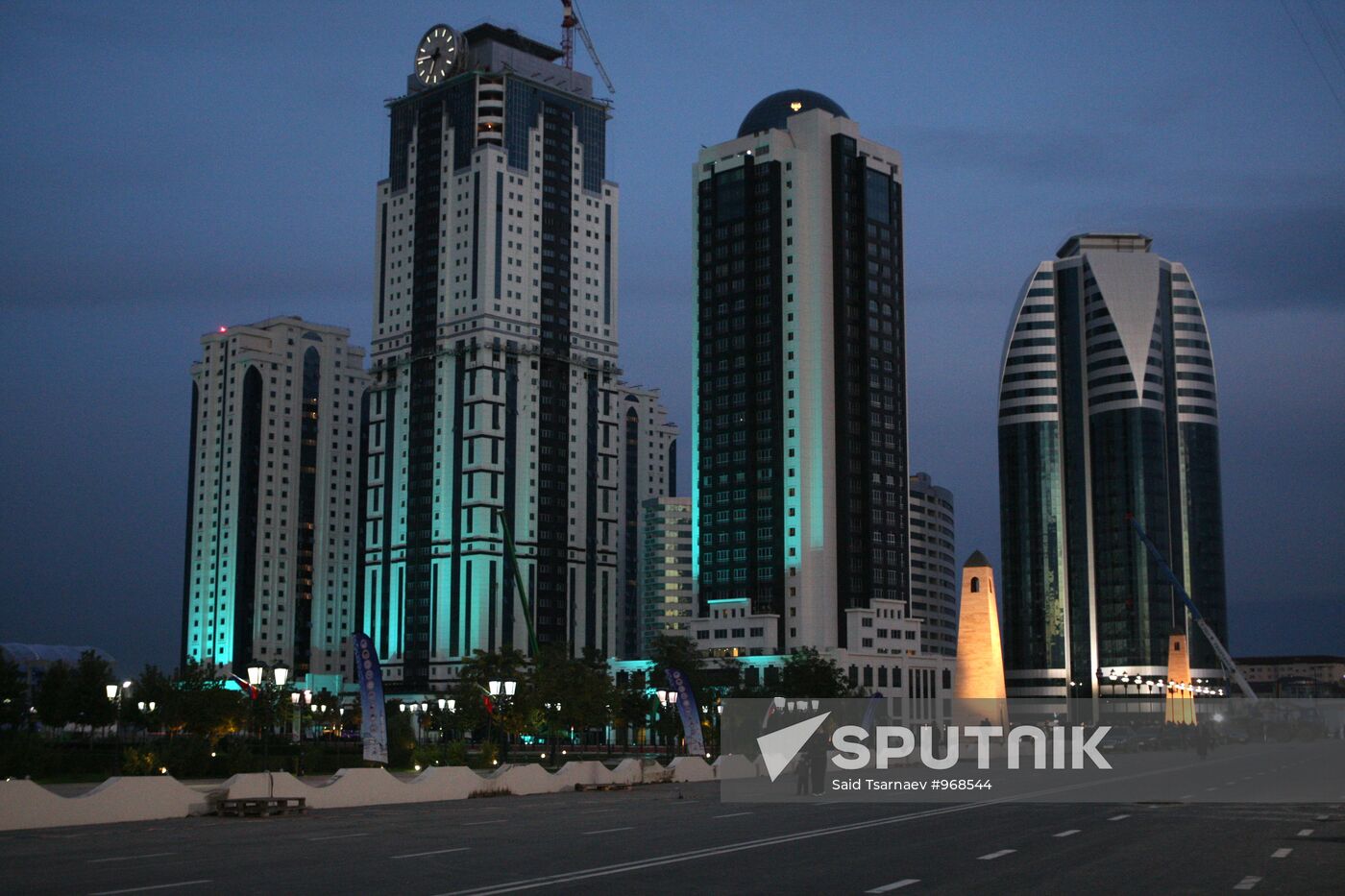 Preparations for City Day in Grozny