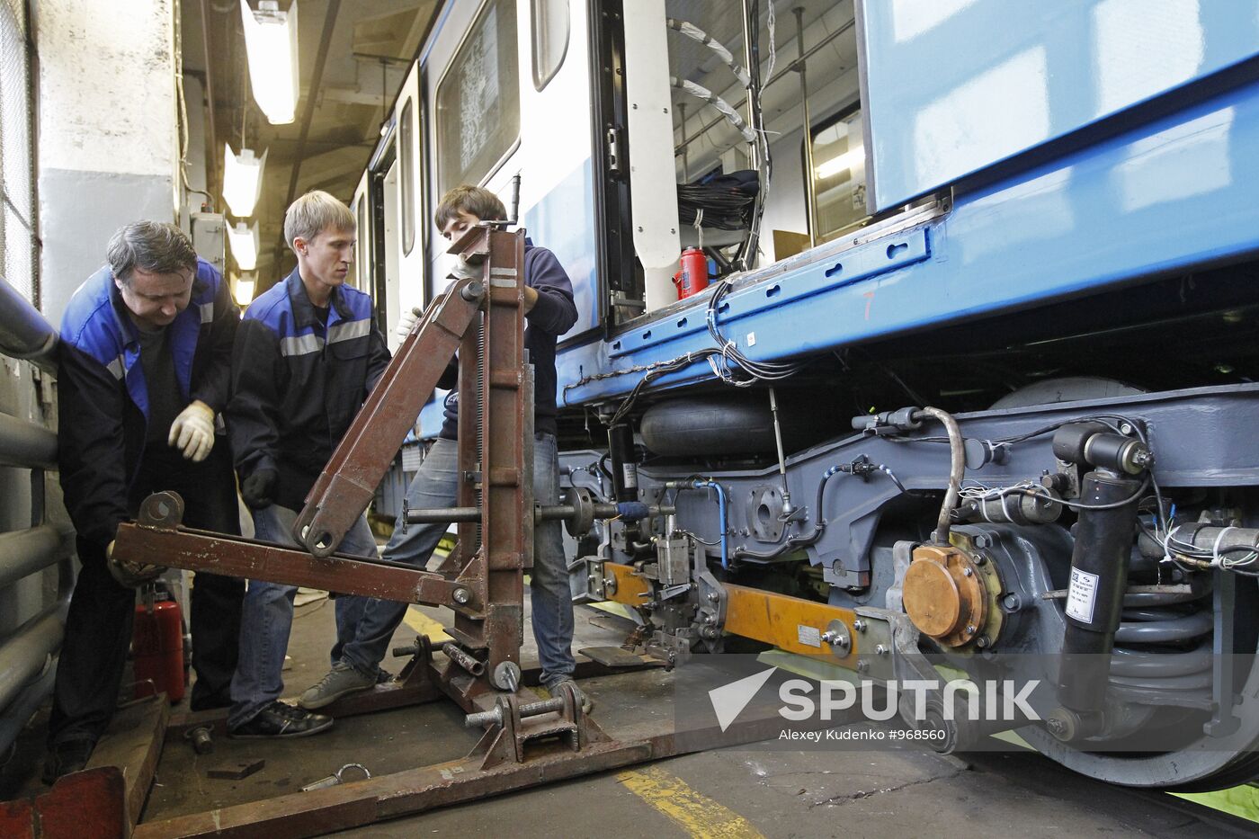 New metro train tested
