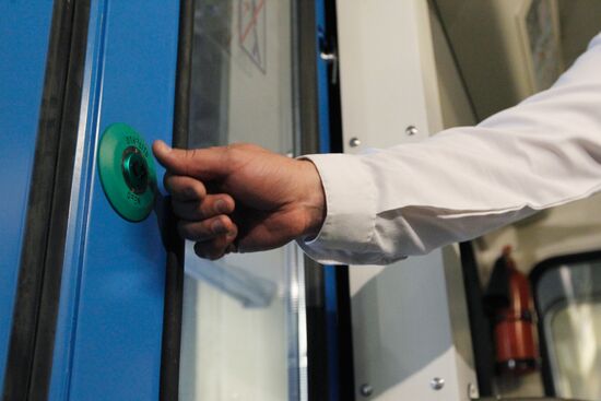 New metro train tested