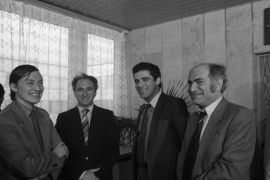 Grandmasters Karpov, Polugayevsky, Kasparov, Tal