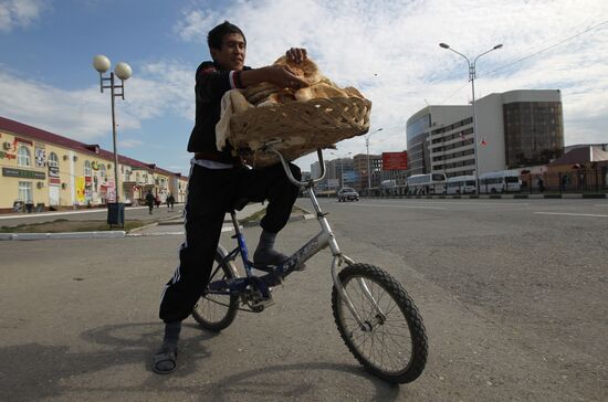 Preparations for City Day in Grozny