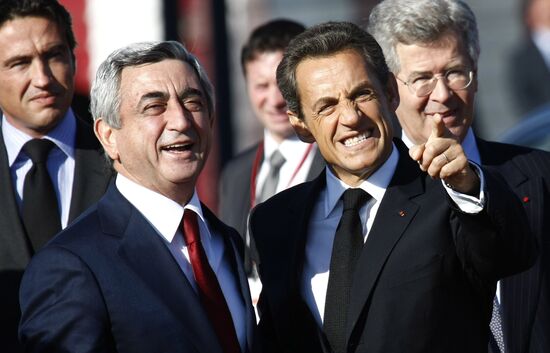 Nicolas Sarkozy visits Armenia