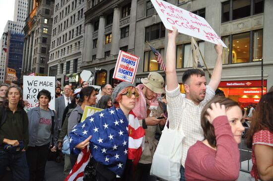 Protest rallies in New York