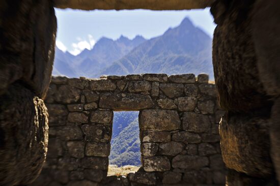 Cities of the world. Ancient city of Machu Picchu