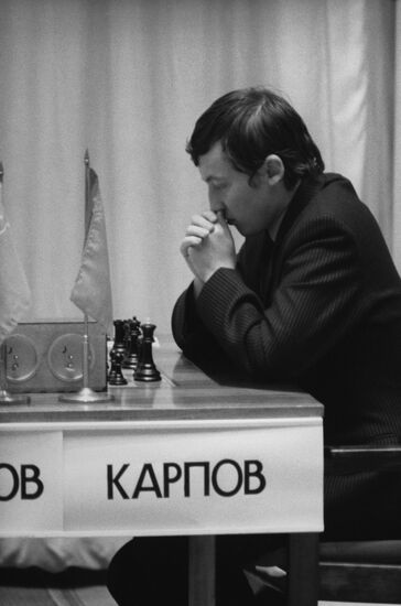 Chess player Anatoly Karpov