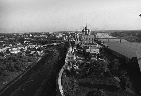 View of Pskov kremlin