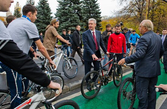 S. Sobyanin at opening of 6th Science Festival