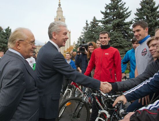 S. Sobyanin at opening of 6th Science Festival