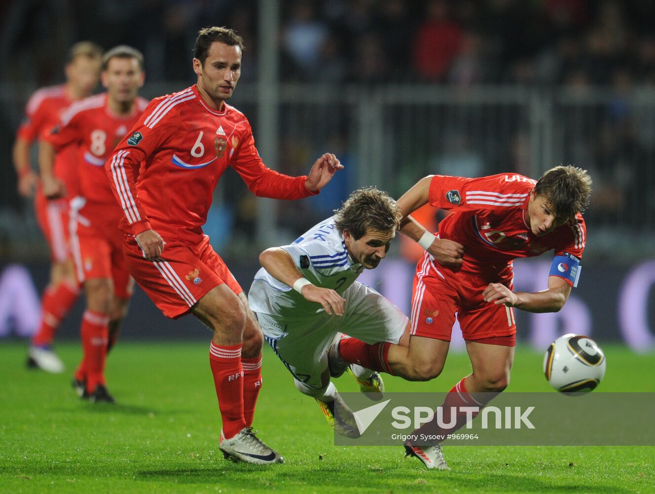 UEFA Euro 2012 qualifying round. Slovakia vs. Russia 0-1