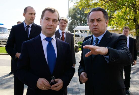 Dmitry Medvedev's working visit to Southern Federal District