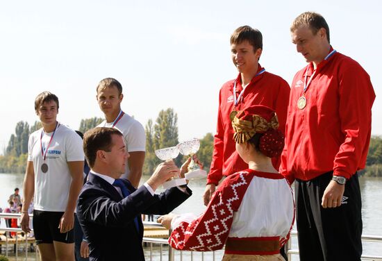 Dmitry Medvedev's working visit to Southern Federal District