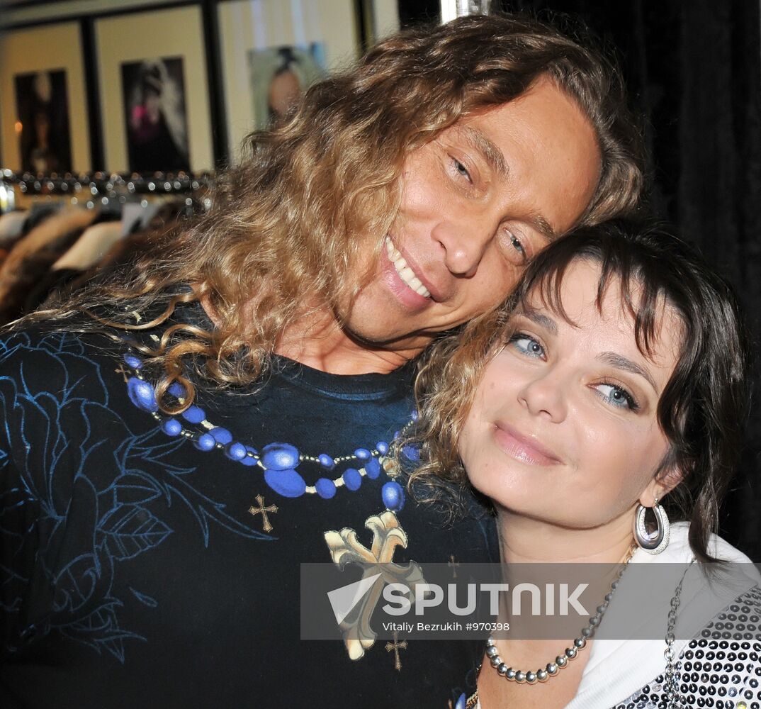 Natasha Korolyova with husband Sergei Glushko