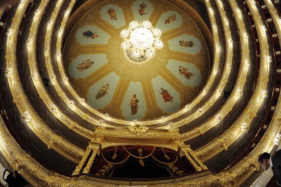 Bolshoi Theater reconstruction works completed in Moscow