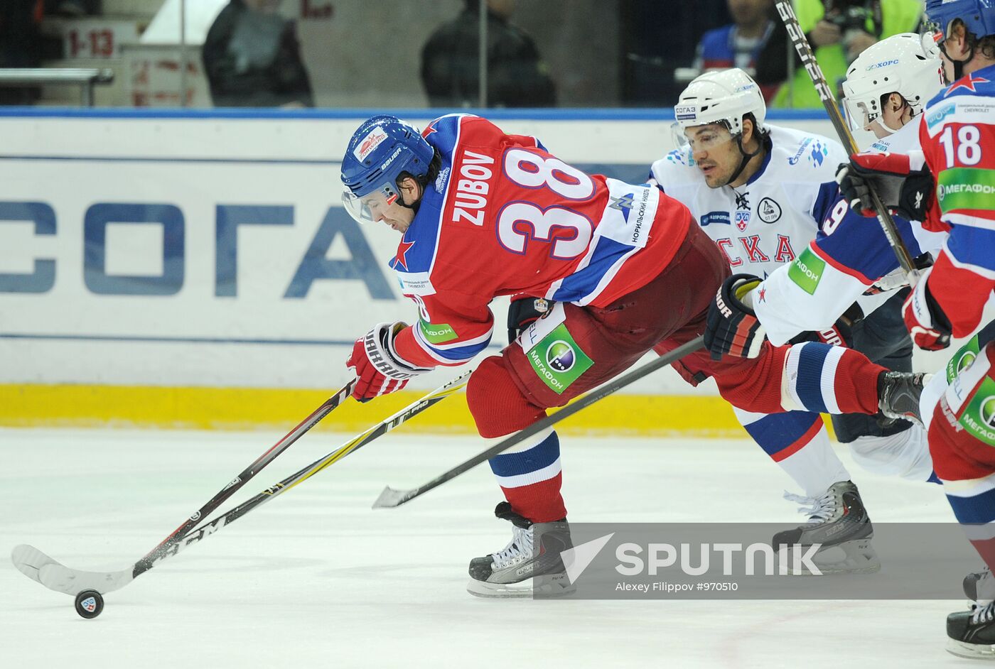 KHL. CSKA Moscow vs. SKA Petersburg