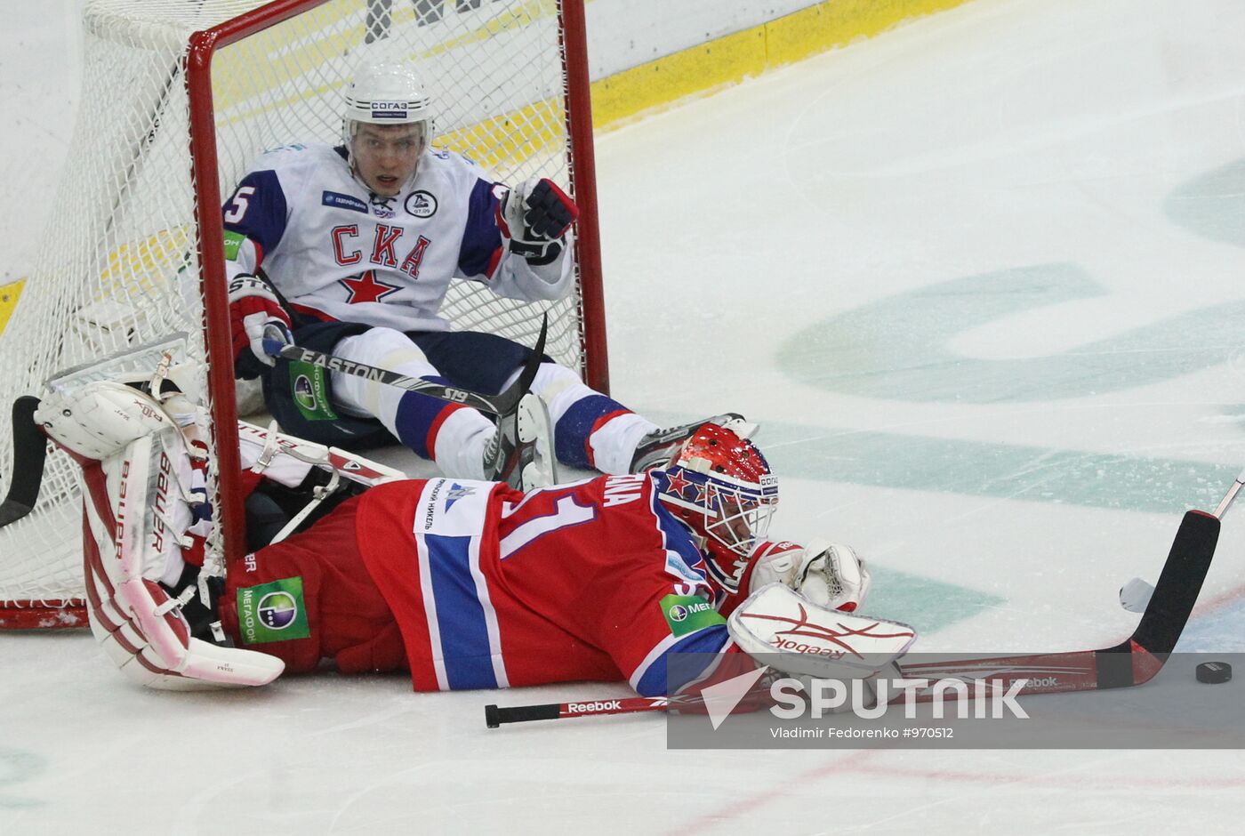 KHL. CSKA Moscow vs. SKA Petersburg