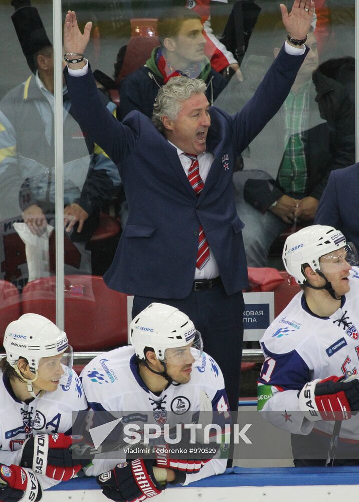 KHL. CSKA Moscow vs. SKA Petersburg