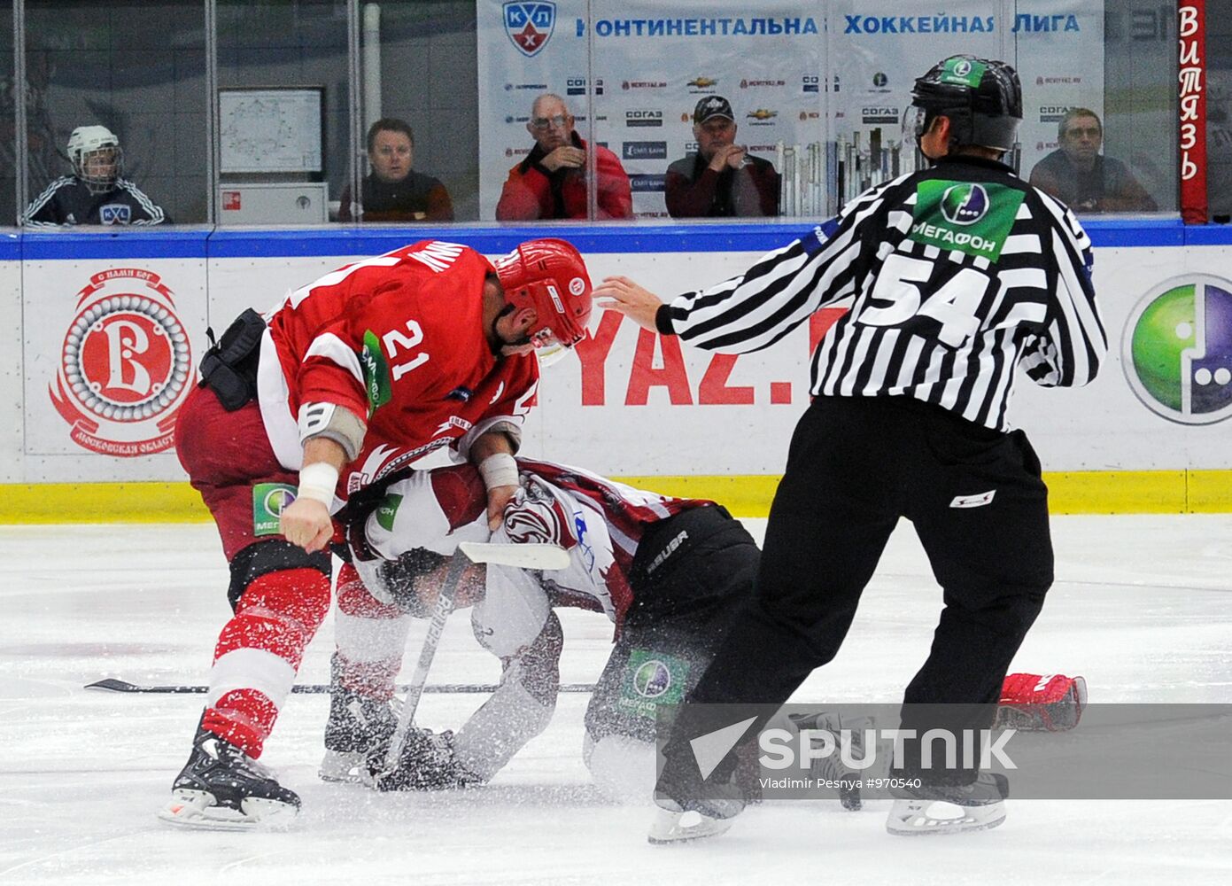 KHL. Vityaz Chekhov vs. Dinamo Riga