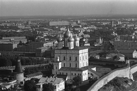 Panoramic view of Pskov