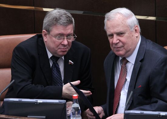 Parliamentary hearings in Federation Council of Russia
