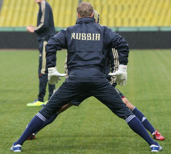 Football. Training of Russian national team
