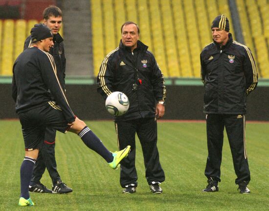 Football. Training of Russian national team