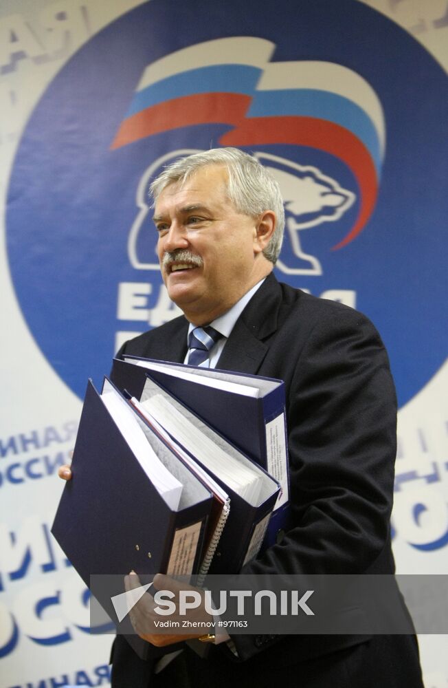 Candidates given certificates for St. Petersburg city parliament