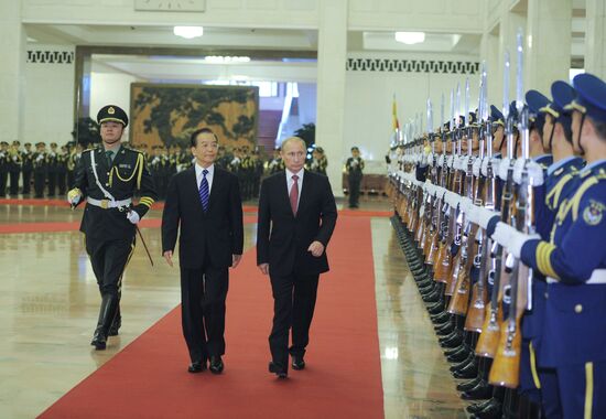 Vladimir Putin's working visit to People's Republic of China