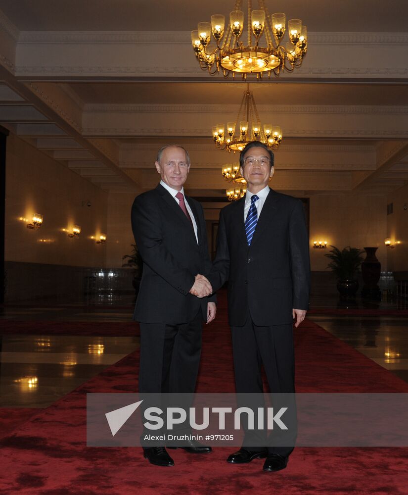 Vladimir Putin's working visit to People's Republic of China