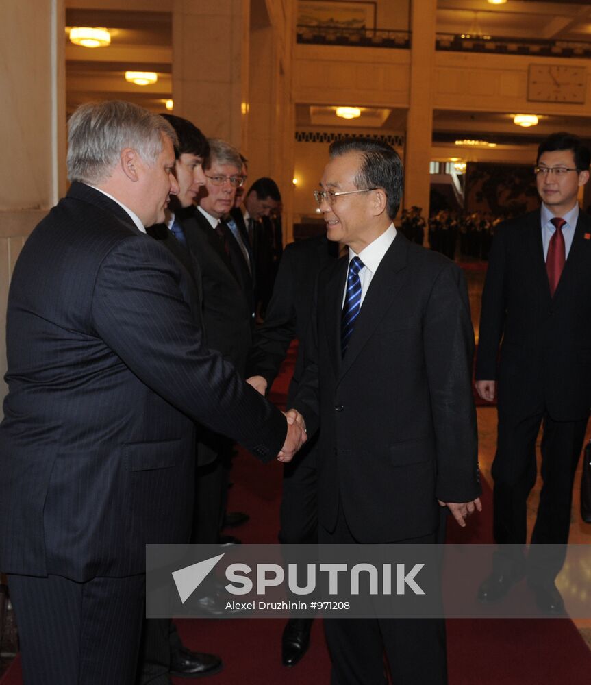 Premier of the Chinese People's Republic Wen Jiabao