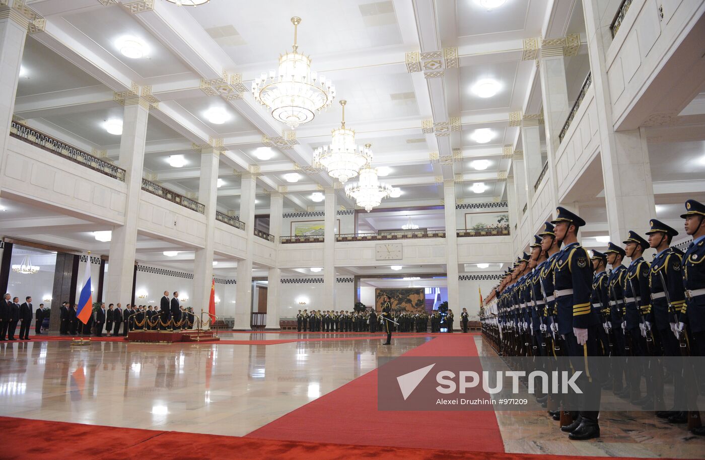 Vladimir Putin's working visit to People's Republic of China