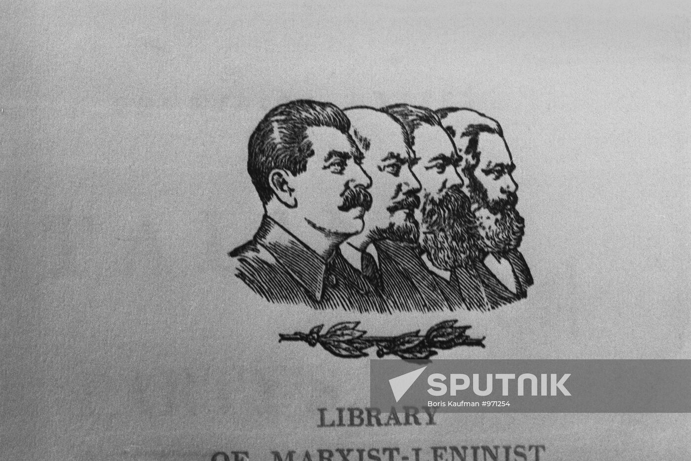 Joseph Stalin, Vladimir Lenin, Karl Marx and Friedrich Engels