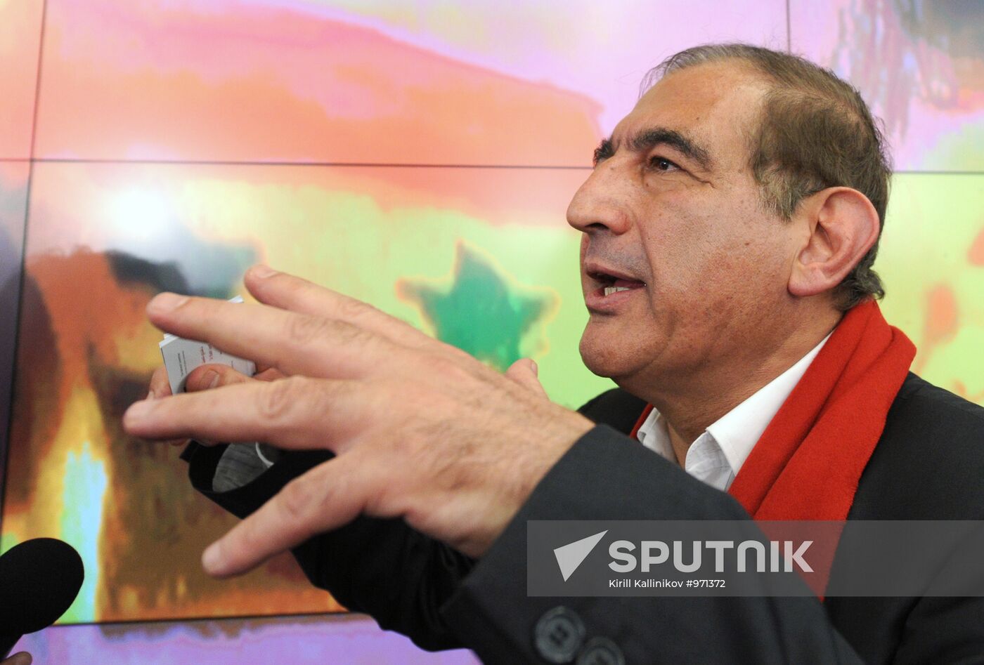 Press conference by Syrian oppositionists in Moscow