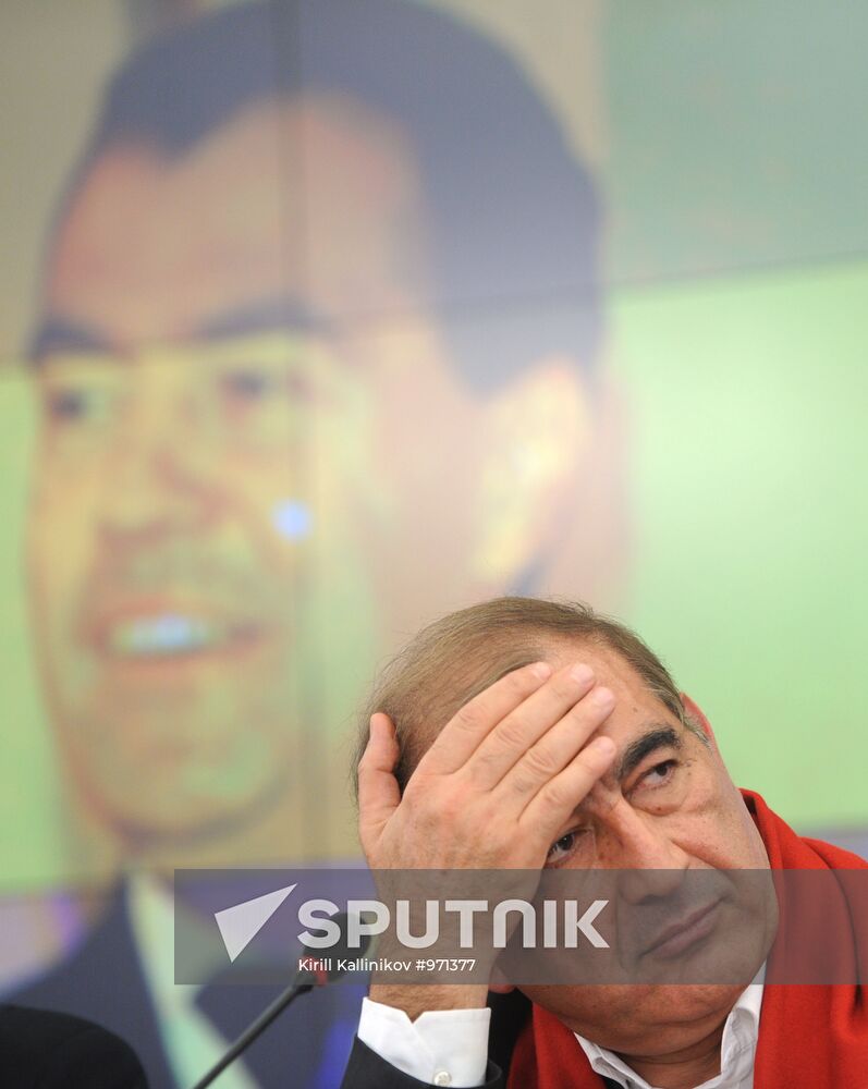 Press conference by Syrian oppositionists in Moscow