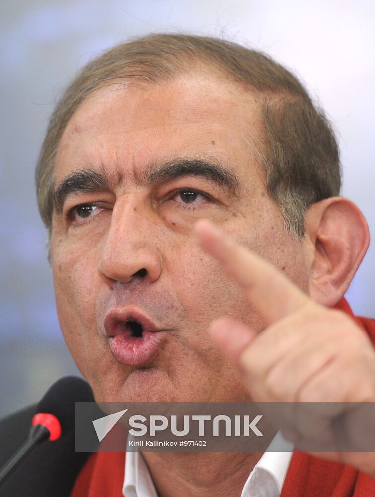 Press conference by Syrian opposition in Moscow