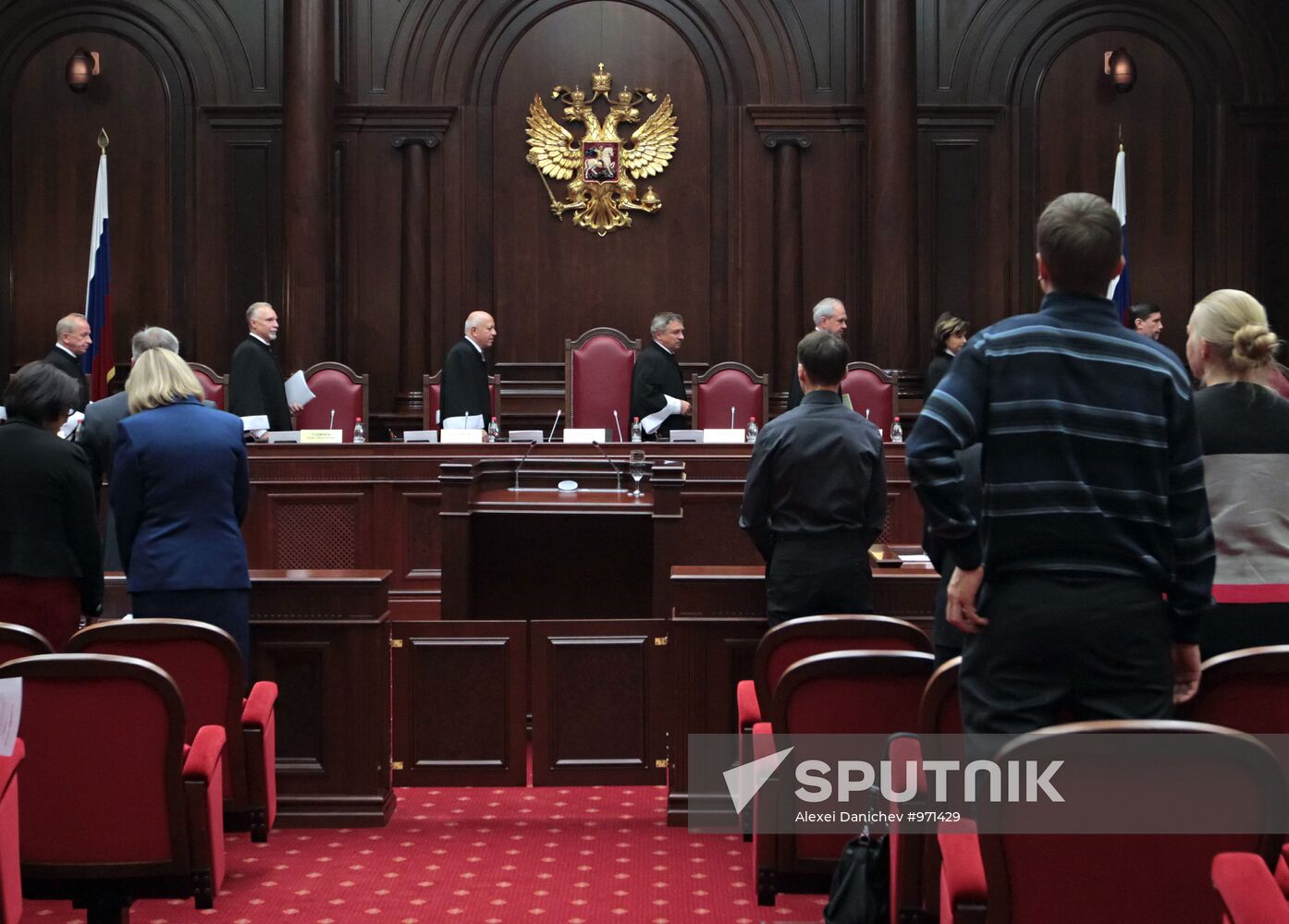 Russia's Constitutional Court at work
