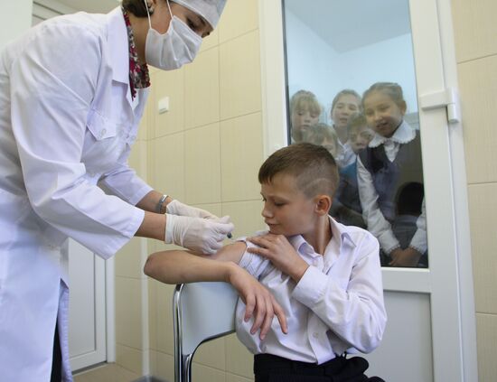 Flu vaccination in Kaliningrad